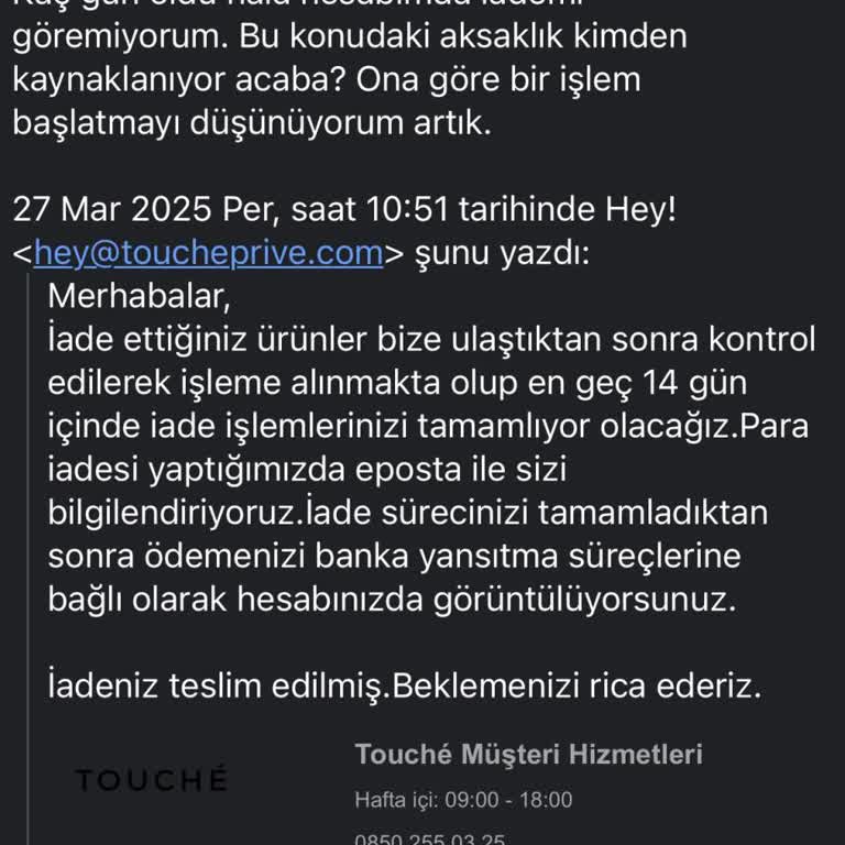 İade Sürecindeki Aksaklıklar Ve Müşteri Mağduriyeti