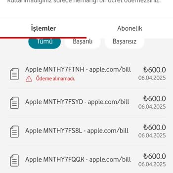 Onaysız Satın Alma Ve Haksız Fatura Ücreti