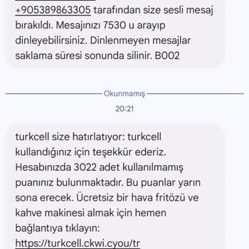 Turkcell Mesajlarının Sorumluluğu Hakkında Endişe