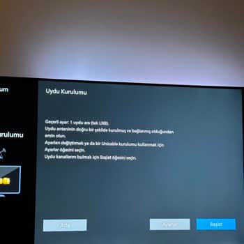 Philips Ambilight TV'de Uydu Sorunu Ve Kanal Kaybı