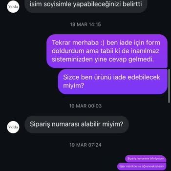 Geç Gelen Kalitesiz Ürün Ve İletişim Sorunları