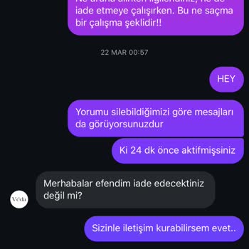 Geç Gelen Kalitesiz Ürün Ve İletişim Sorunları