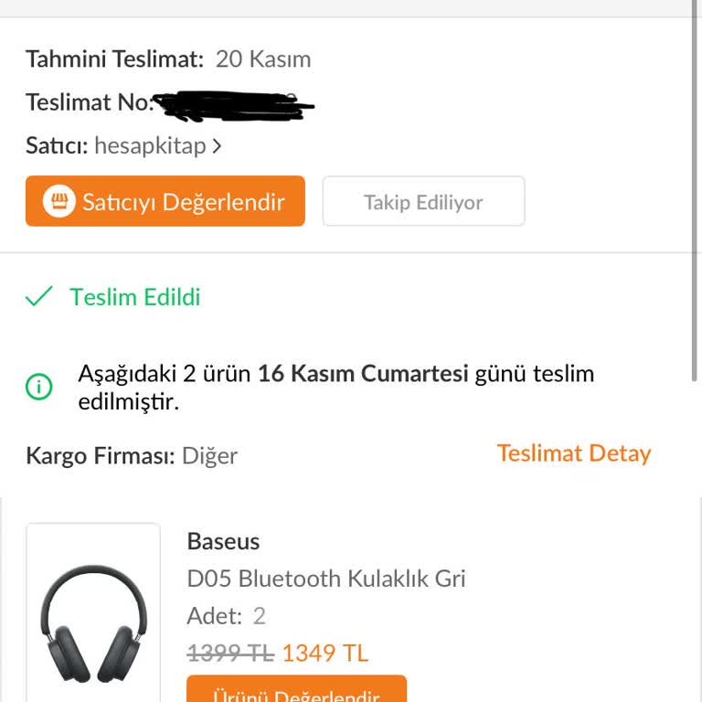 Trendyol'dan Alınan Kulaklıkta Ses Sorunu Ve Garanti Hizmeti Eksikliği