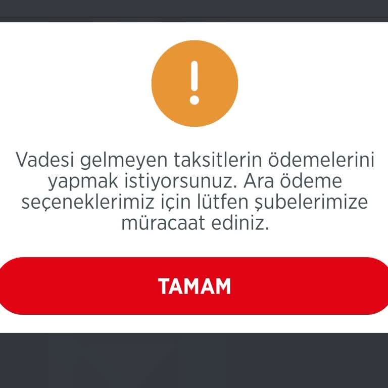 Ziraat Bankası Mobil Uygulama Ödeme Sorunu