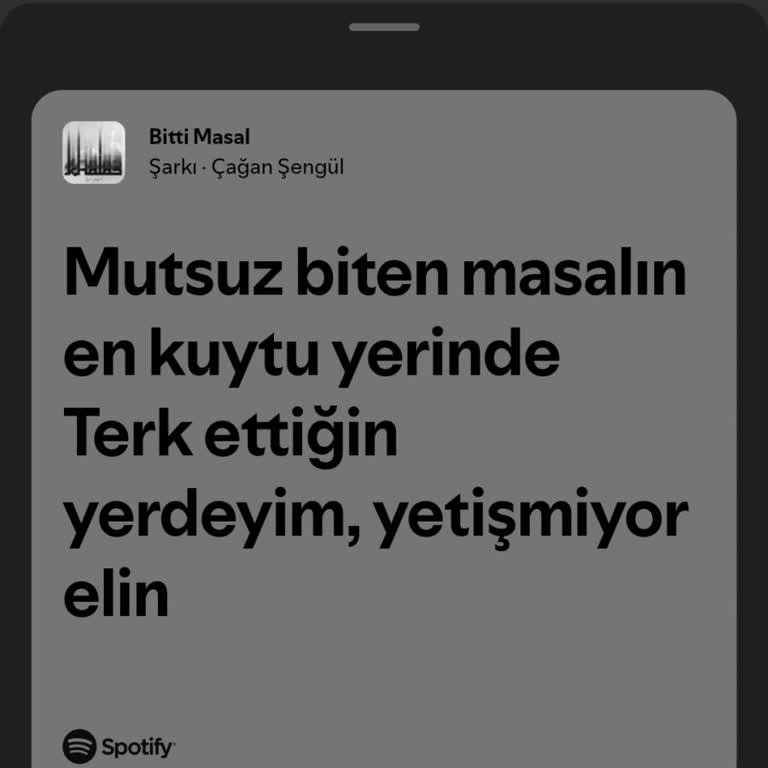 Spotify'da Şarkı Sözü Paylaşımında Yazı Boyutu Sorunu