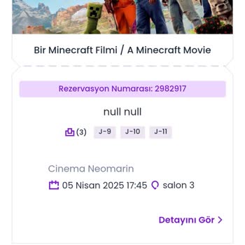 Yaş Sınırı Nedeniyle Film Keyfimiz Yarım Kaldı