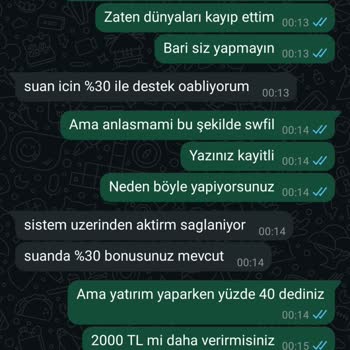 Yatırım Sürecinde Eksik Bonus Ve İletişim Sorunları