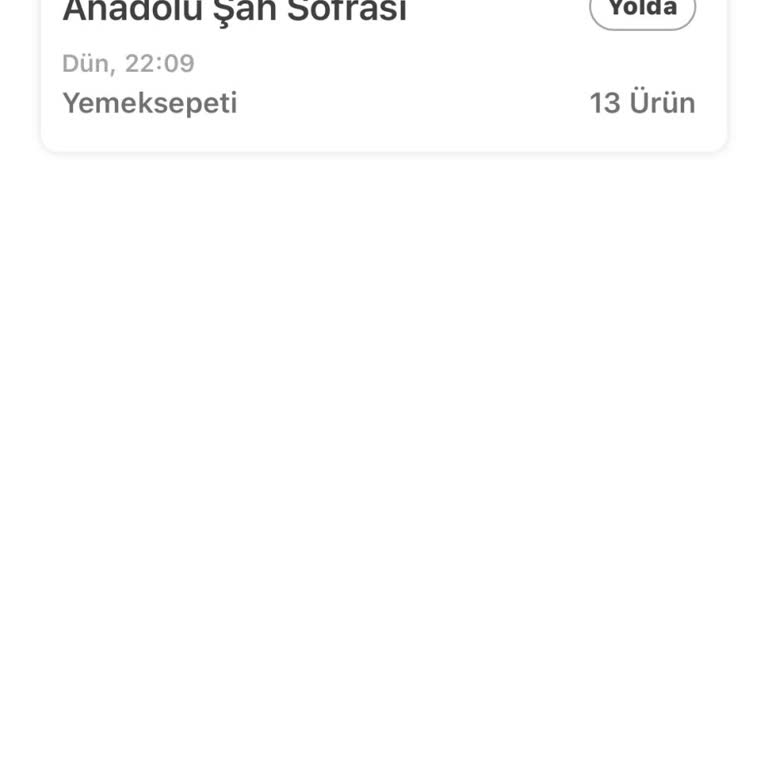 Yemeksepeti Siparişim 2 Saatten Fazla Gecikti