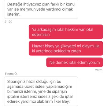 Uzun Bekleyiş Ve İptal Edilmeyen Sipariş Sorunu