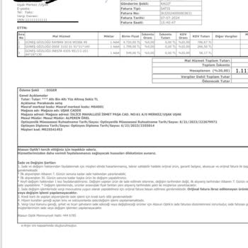 Atasun'dan Aldığım Gözlükte Yaşadığım Sorunlar