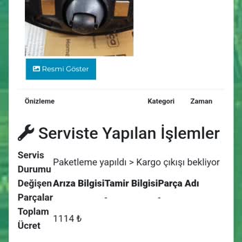 Garanti Kapsamındaki Ürün İçin Yüksek Ücret Talebi