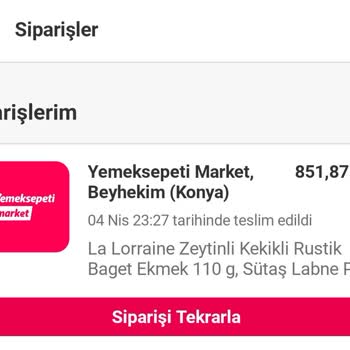 Teslim Edilmeyen Sipariş İçin Yanıltıcı Bildirim
