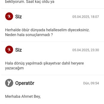 Teslim Edilmeyen Sipariş İçin Yanıltıcı Bildirim