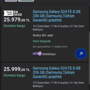 Stokta Var Görünen Ürün Satın Alınamıyor