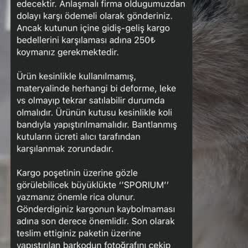 Sporium'dan İade Sürecinde Yaşanan Güven Sorunları