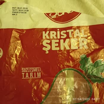 Kristal Şekerin İçindeki Yabancı Maddeler Şok Etti