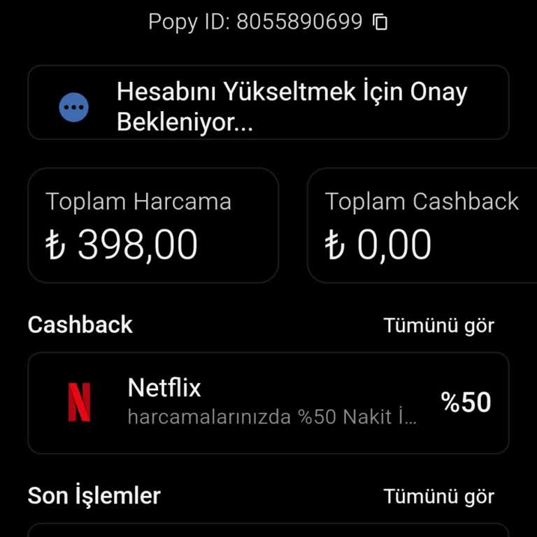 Popypara Uygulamasında Üyelik Onayı Sorunu