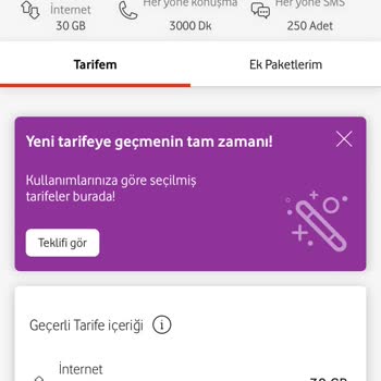 Vodafone'un Ani Fiyat Artışı Ve Uygun Olmayan Tarifeler