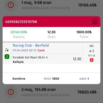 Kafa Golü Kuponum Neden Kabul Edilmedi?