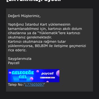 Paycell Ve Belbim Arasında Kaybolan 250 TL