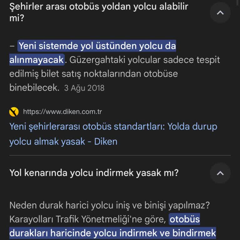 Esadaş Turizm Yolcu İndirme Karmaşası