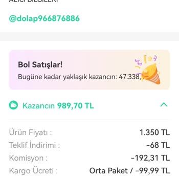 Dolap Süper Satıcı Komisyon Kesintisi Haksızlığı