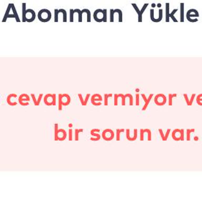 Öğrenci Abonman Yükleme Sorunu: İstanbulkart Uygulamasıyla Yaşanan Bağlantı Problemleri
