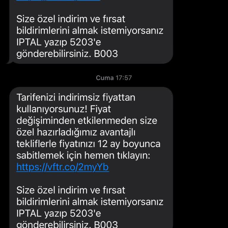 Fatura Şoku: Vodafone'un Beklenmedik Zamları