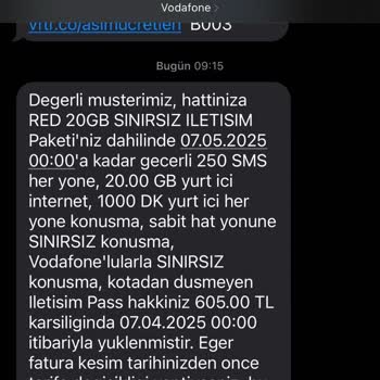 Vodafone'un Ani Ve Adaletsiz Zam Kararı