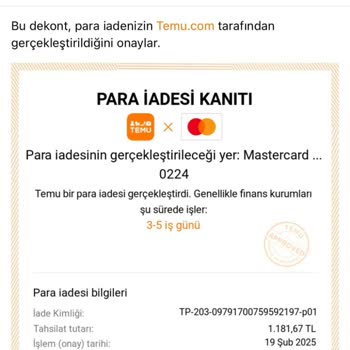 Yanlış Sipariş İptalinde İade Sorunu Ve Banka İletişimsizliği