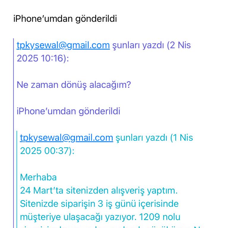 İstanbul'da 2 Haftadır Kayıp Sipariş