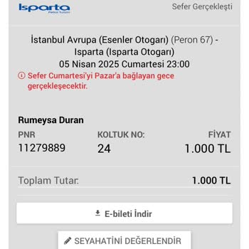 Geç Kalmam Nedeniyle Mağdur Edildim Ve Koltuğum Satıldı