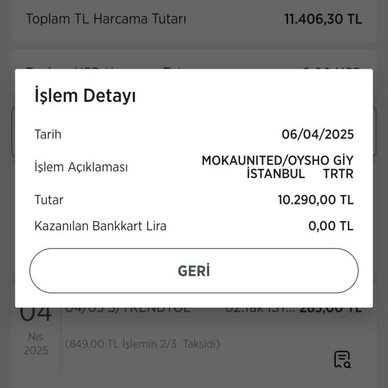 Bilinmeyen E-Ticaret İşlemiyle Mağduriyet