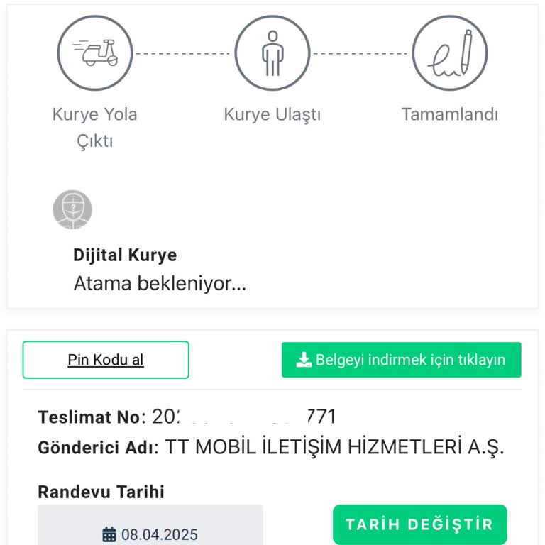 Kurye Hizmetinde Zamanlama Sorunu Ve İletişim Eksikliği