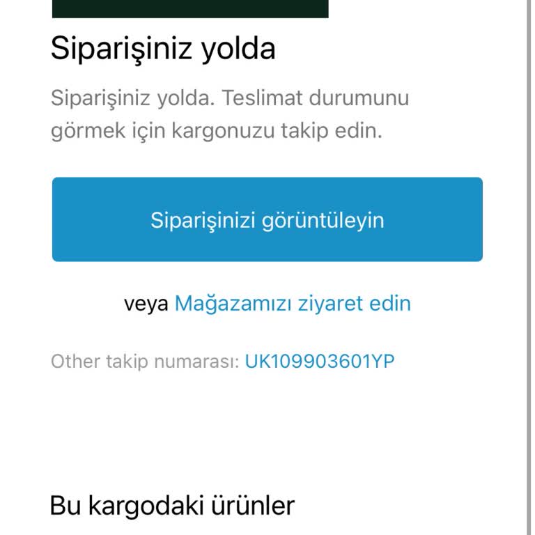 Siparişimin Teslimatı Ve İletişim Sorunları