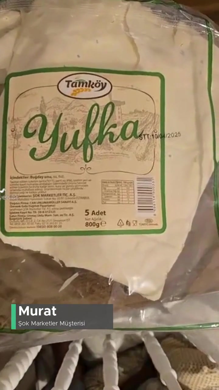 Şok Marketler Son Kullanma Tarihinden 4 Gün Önce Küflenen Yufka! videonun kapak resmi