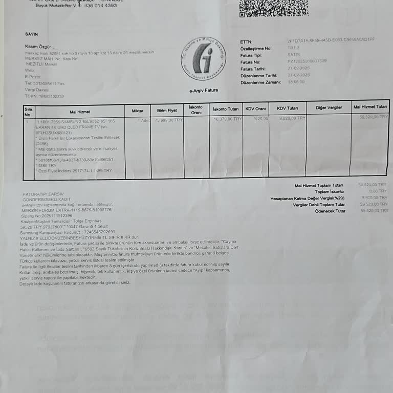 Samsung TV Kampanya Hediyesi Gönderilmiyor
