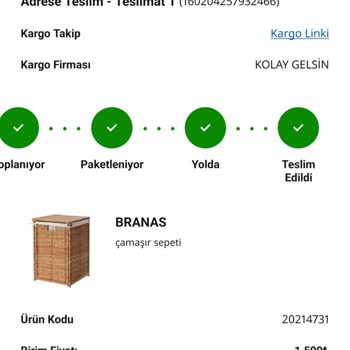 Küflü Ürün Ve İade Sürecinde Yaşanan Sorunlar