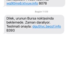 Bilinmeyen Mesajlarla Karşılaşıyorum