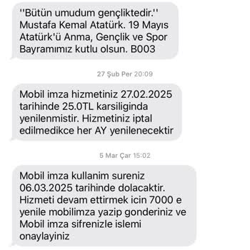 Vodafone Mobil İmza Yenileme Sorunu Ve Yanıltıcı SMS Bildirimi