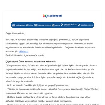 Solmuş Orkide Ve İlgisiz Müşteri Hizmetleri