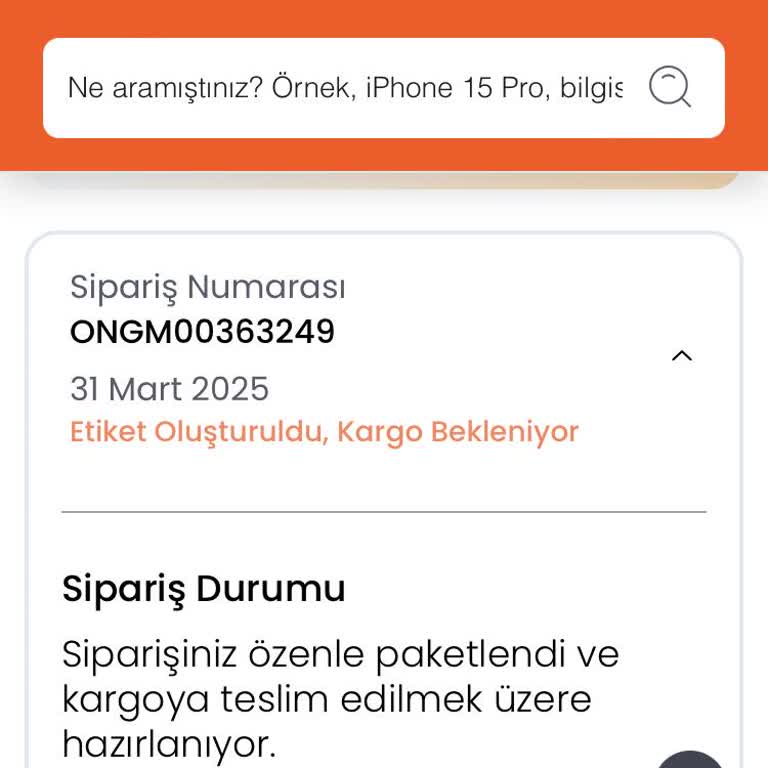 Getmobil'de Sipariş Ve İptal Sürecinde Yaşanan Gecikme