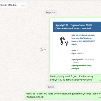 İletişim Sorunları Ve Geciken Sipariş
