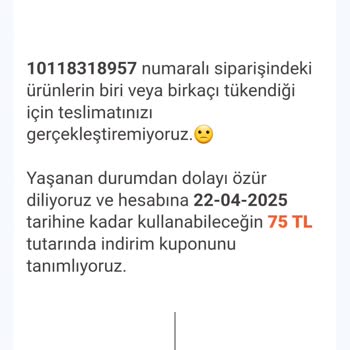 Ürün İptali Ve Fiyat Güncelleme Sorunu