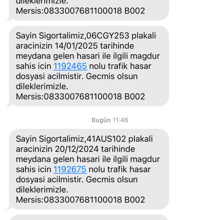 Yanlış Plakalı Araç İçin Açılan Hasar Dosyası Sorunu