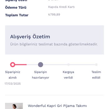 19 Günlük Bekleyiş: Penti Siparişim Nerede?