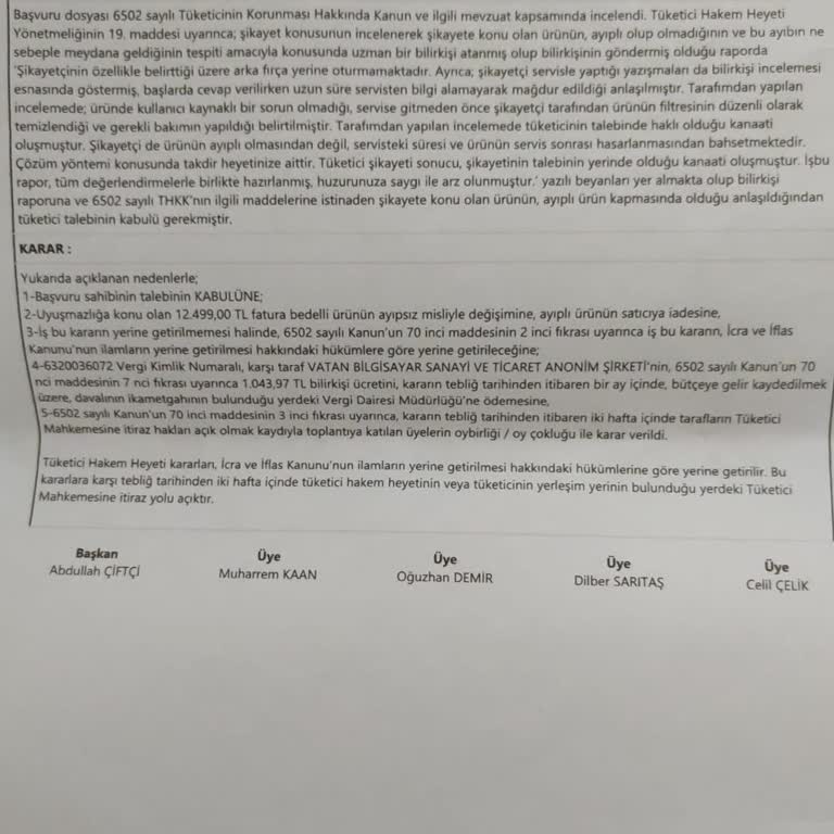 Roborock Ve Vatan Bilgisayar İle Bitmeyen Sorunlar