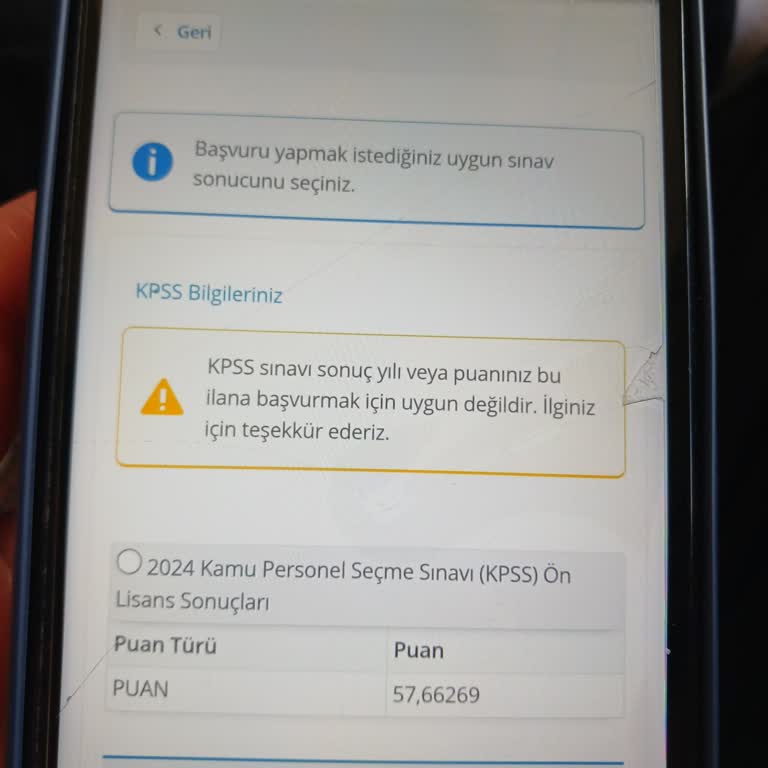 Kamu Personel İlanlarına Başvuru Sorunu