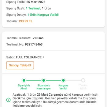 Full Tolerance Tişört Siparişim Neden Ulaşmıyor?