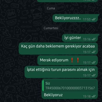 İptal Edilen Tur Ve İletişim Sorunları